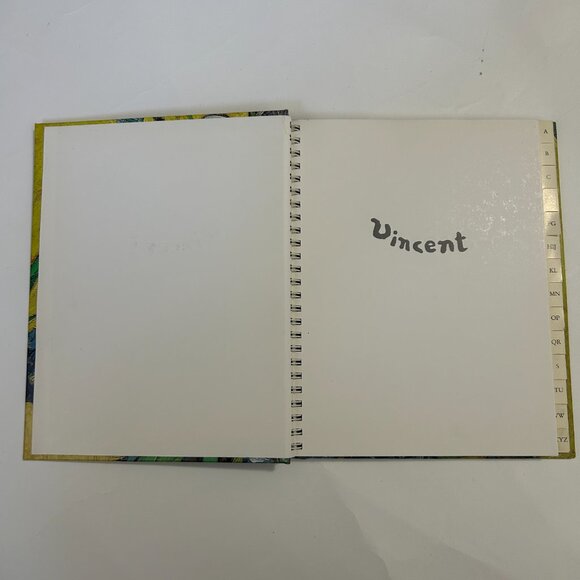 Vincent Addressbook 1994 Van Gogh Museum Amsterdam Vase with Irises Hardcover - Picture 4 of 8